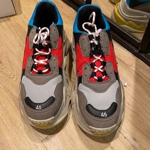 Balenciaga Triple S Trainers Tri-color
